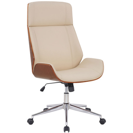 Silla De Oficina Varel Nogal/crema