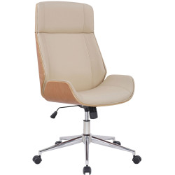 Silla De Oficina Varel Natural/crema