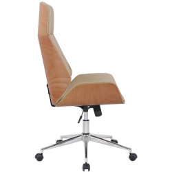 Silla De Oficina Varel Natural/crema