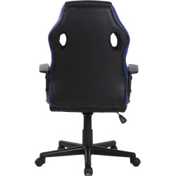 Silla de oficina Glendale Negro/azul