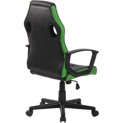 Silla de oficina Glendale Negro/verde