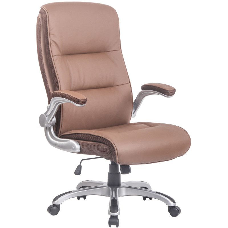 Silla de oficina Villach XXL Marrón claro