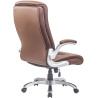 Silla de oficina Villach XXL Marrón claro