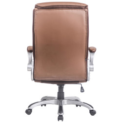 Silla de oficina Villach XXL Marrón claro