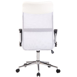 Silla De Oficina Korba En Malla Blanco