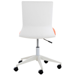 Silla De Oficina Apolda Naranja,Simil cuero