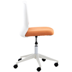 Silla De Oficina Apolda Naranja,Tela