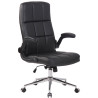 Silla de oficina Riverside Simil cuero,Negro