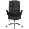 Silla de oficina Riverside Simil cuero,Negro