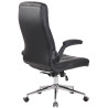 Silla de oficina Riverside Simil cuero,Negro