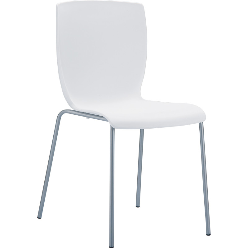 Silla Apilable Mio Blanco