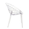 Silla plástico apilable CRYSTAL Transparente