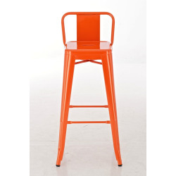 Taburete Industrial Mason Naranja