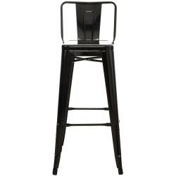 Taburete Industrial Mason Negro