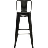 Taburete Industrial Mason Negro