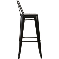 Taburete Industrial Mason Negro