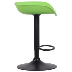 Taburete Anaheim Con Estructura De Polipropileno Verde,Negro