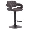 Barhocker Dublin STOFF schwarz