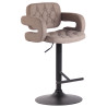 Barhocker Dublin STOFF schwarz