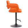 Taburete Dublin Naranja,Negro