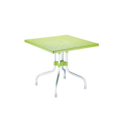 Mesa Plegable Forza 80 x 80 cm Verde